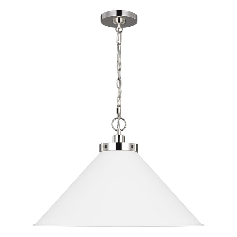 Visual Comfort CP1311 Wellfleet 1-lt 24" Cone Pendant