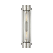Visual Comfort CW1002 Garrett 2-lt 18" Tall Vanity Light- Polished Nickel