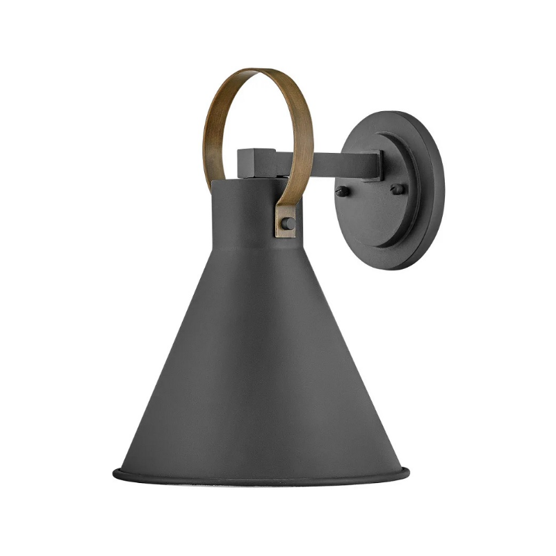 Hinkley 18870 Winnie 1-lt 13" Tall LED Outdoor Wall Mount Lantern - Museum Black