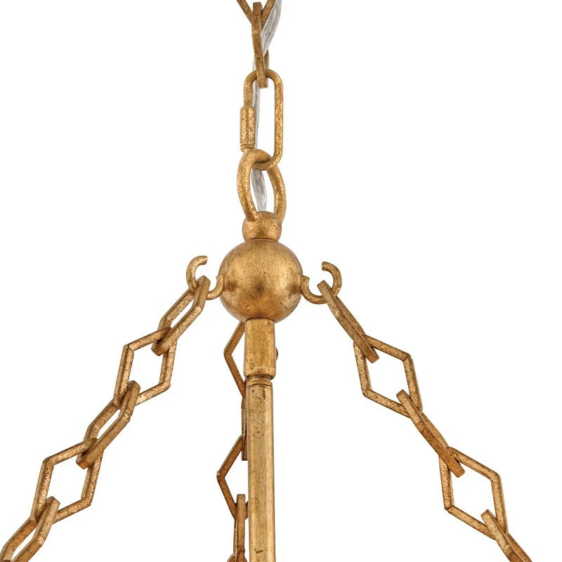 Fredrick Ramond FR47165 Camille 6-lt 28" LED Chandelier