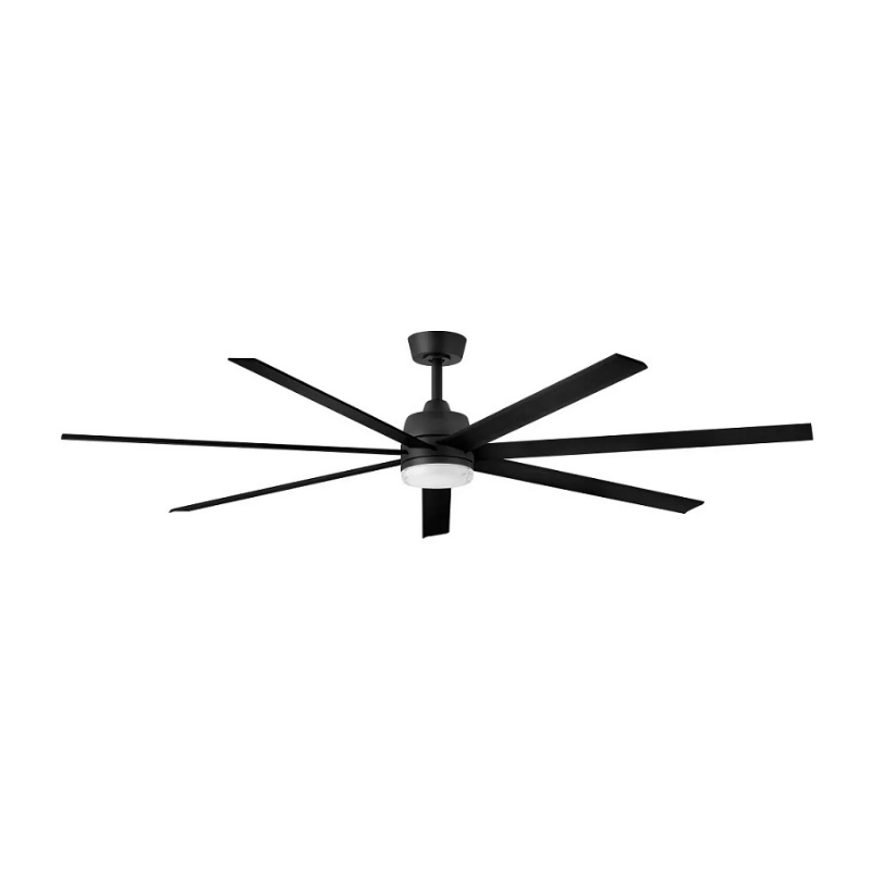 Hinkley 910672 Current 72" Smart Ceiling Fan with LED Light Kit - Matte Black
