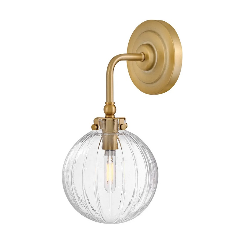 Hinkley 57410 Helene 1-lt 14" Tall LED Wall Sconce - Lacquered Brass