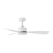 Hinkley 905744 Iver 44" Outdoor Smart Ceiling Fan with LED Light Kit - Matte White