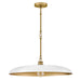 Hinkley 48165 Sadie 1-lt 24" LED Chandelier - Lacquered Brass/Chalk White