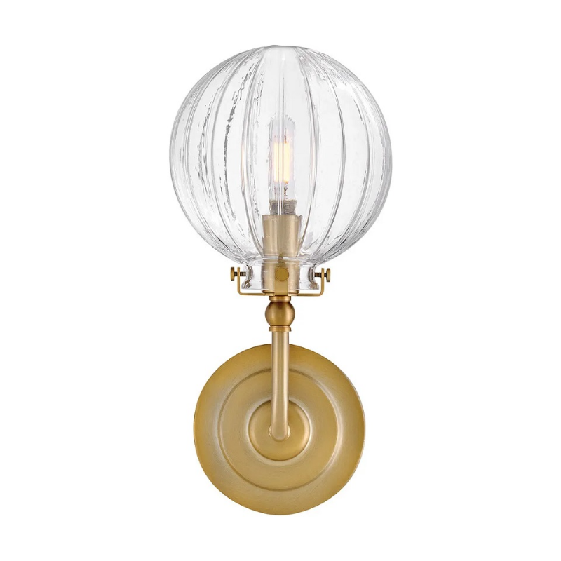 Hinkley 57410 Helene 1-lt 14" Tall LED Wall Sconce - Lacquered Brass