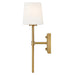 Hinkley 46950 Saunders 1-lt 16" Tall LED Wall Sconce - Lacquered Brass