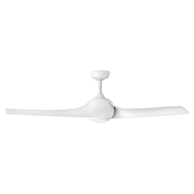 Hinkley 907256 Tiburon 56" Smart Ceiling Fan with LED Light Kit - Matte White