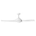 Hinkley 907256 Tiburon 56" Smart Ceiling Fan with LED Light Kit - Matte White