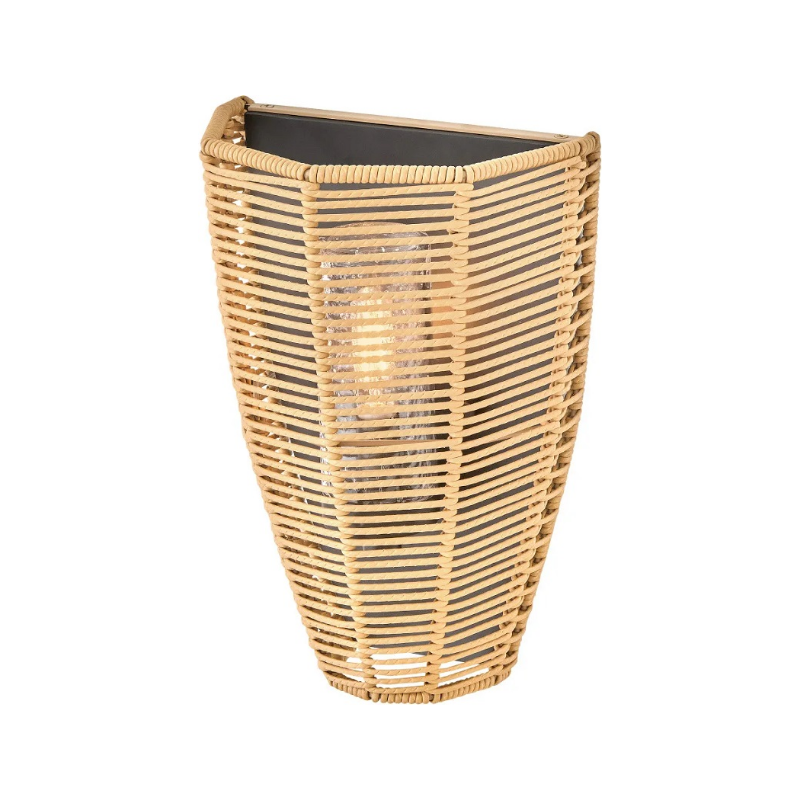 Hinkley 10380 Luca 1-lt 12" Tall LED Outdoor Wall Sconce - Black/Camel