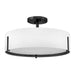 Hinkley 47573 Halle 4-lt 20" LED Semi-Flush Mount - Black