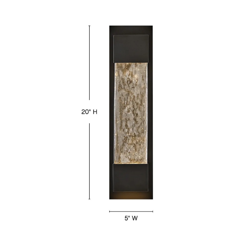 Hinkley 10594 Rune 1-lt 20" Tall LED Outdoor Wall Mount