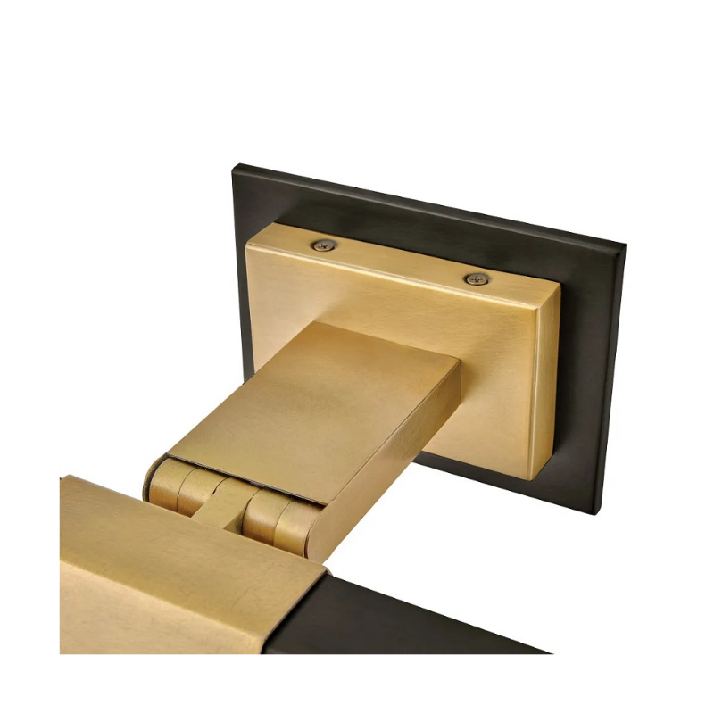 Hinkley 46983 Facet 1-lt 24" LED Accent Light - Lacquered Brass with Black accents