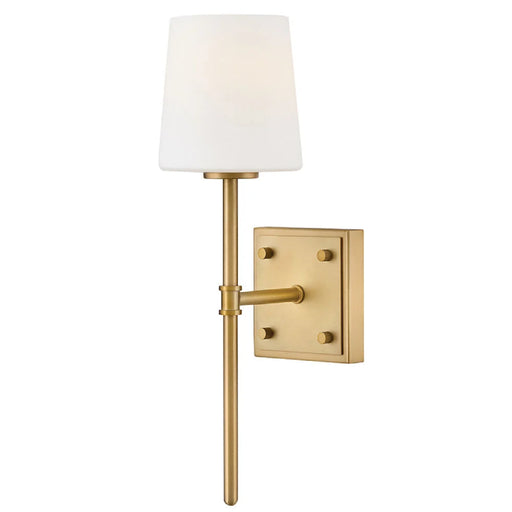 Hinkley 46950 Saunders 1-lt 16" Tall LED Wall Sconce - Lacquered Brass