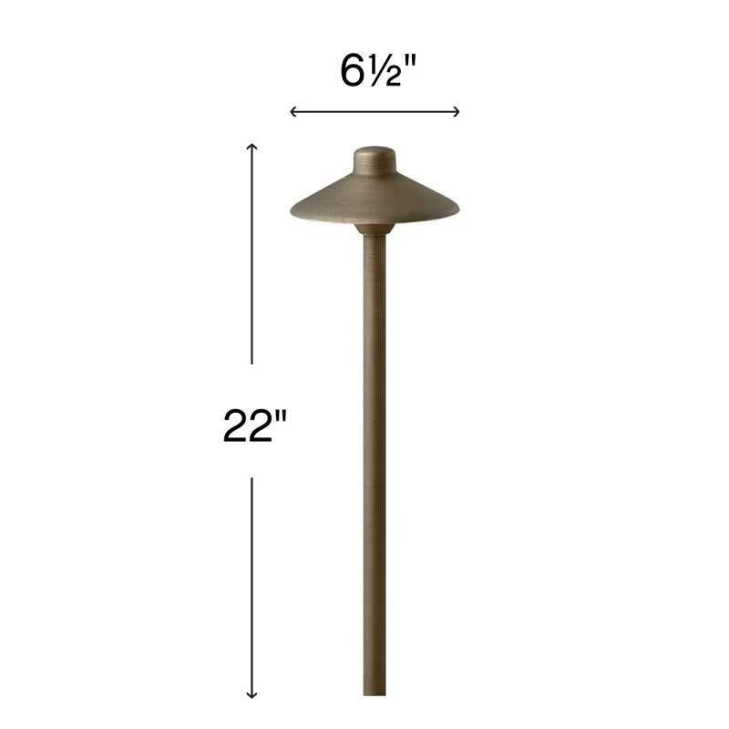 Hinkley 16055-LL Hardy Island Large Standard 1-lt 22" Tall LED Outdoor Path Light, 12V