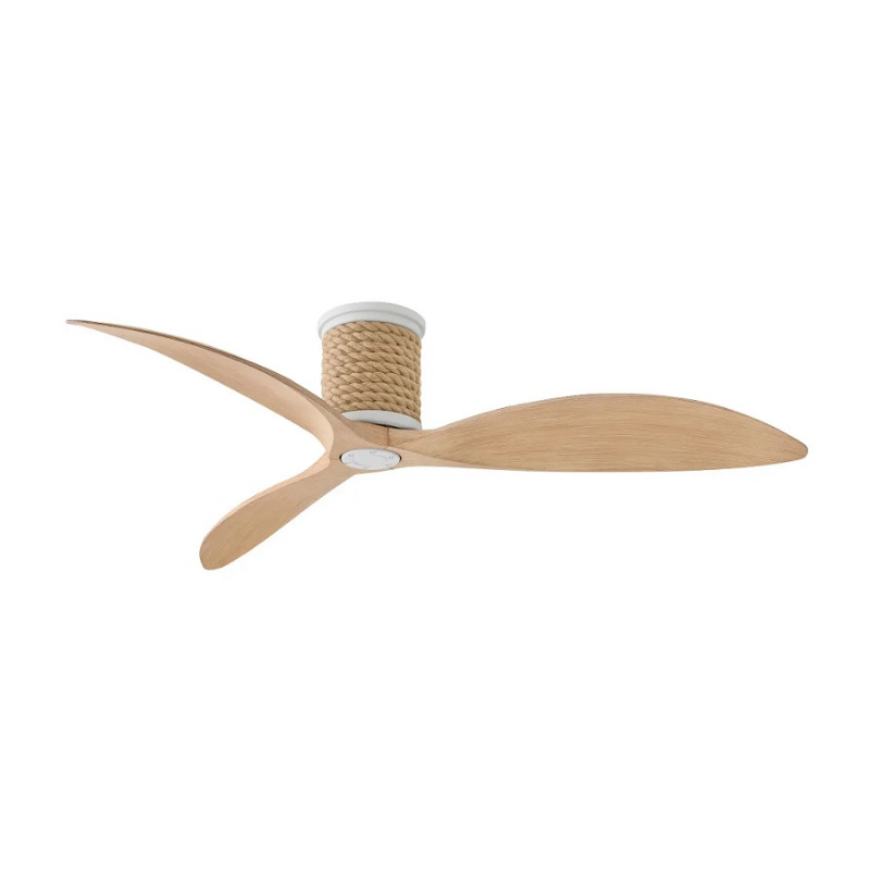 Hinkley 943160 Marin Flush 60" Smart Ceiling Fan with LED Light Kit - Matte White