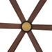 Hinkley 906964 Andros 64" Indoor/Outdoor Smart Ceiling Fan with LED Light Kit - Heritage Brass