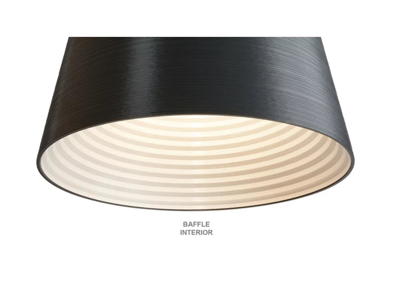 PrentaLux 235 Series 3DP 10W LED Pendant with Conical Canopy