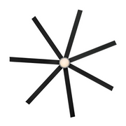 Hinkley 910672 Current 72" Smart Ceiling Fan with LED Light Kit - Matte Black