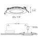 Dals DCP-PNL4 Excel Pro 4" Smart Recessed Panel Light, RGB+CCT