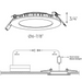 Dals DCP-PNL6 Excel Pro 6" Smart Recessed Panel Light, RGB+CCT