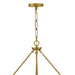 Hinkley 47476 Copley 12-lt 36" LED Chandelier - Lacquered Brass