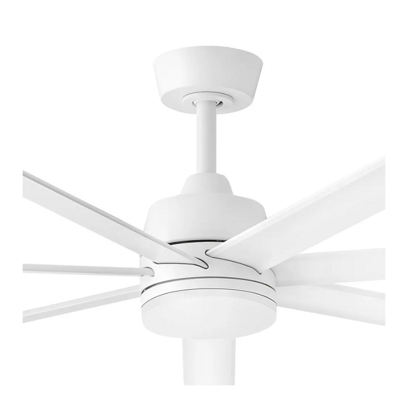 Hinkley 910672 Current 72" Smart Ceiling Fan with LED Light Kit - Matte White