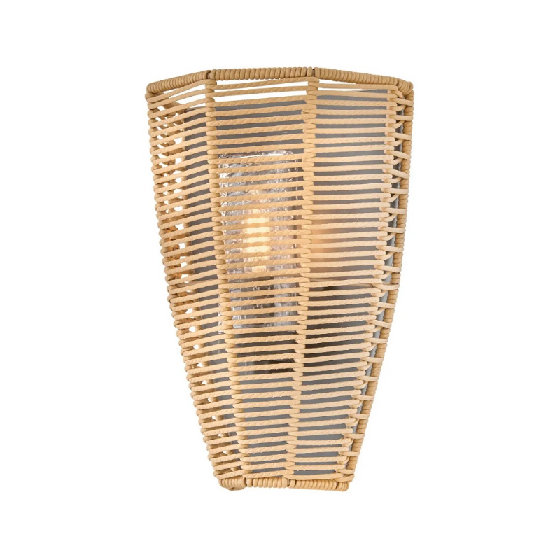 Hinkley 10380 Luca 1-lt 12" Tall LED Outdoor Wall Sconce - Black/Camel
