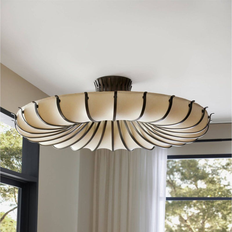 Arteriors Chambers 10 Light 52" Wide Flush Mount Fixture