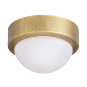 Arteriors DFC Lennon 1-lt 6" LED Flush Mount - Antique Brass