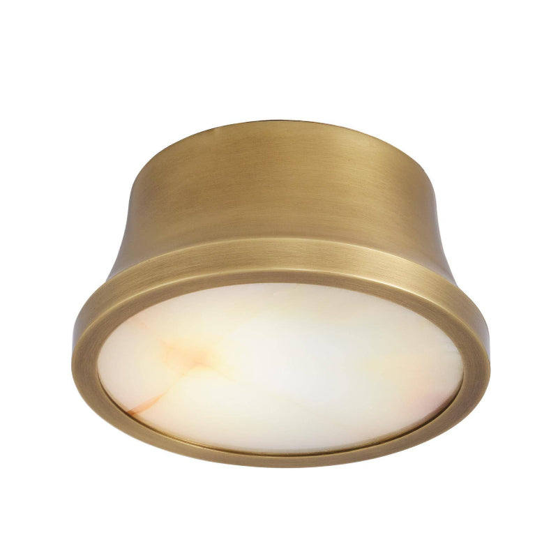 Arteriors DFC Louisa 1-lt 7" LED Flush Mount - Antique Brass