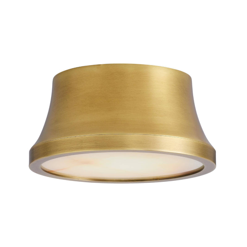 Arteriors DFC Louisa 1-lt 7" LED Flush Mount - Antique Brass