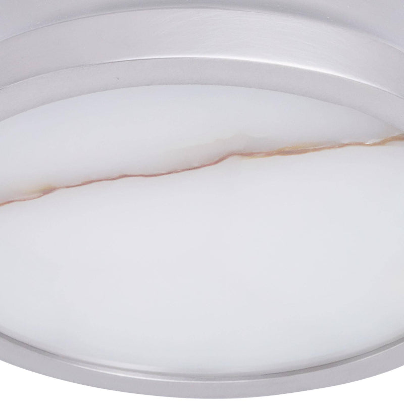 Arteriors DFC Louisa 1-lt 7" LED Flush Mount - Vintage Silver