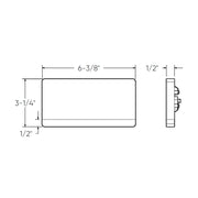 Dals SQSTP-CC Alto 6" LED Horizontal Step Light