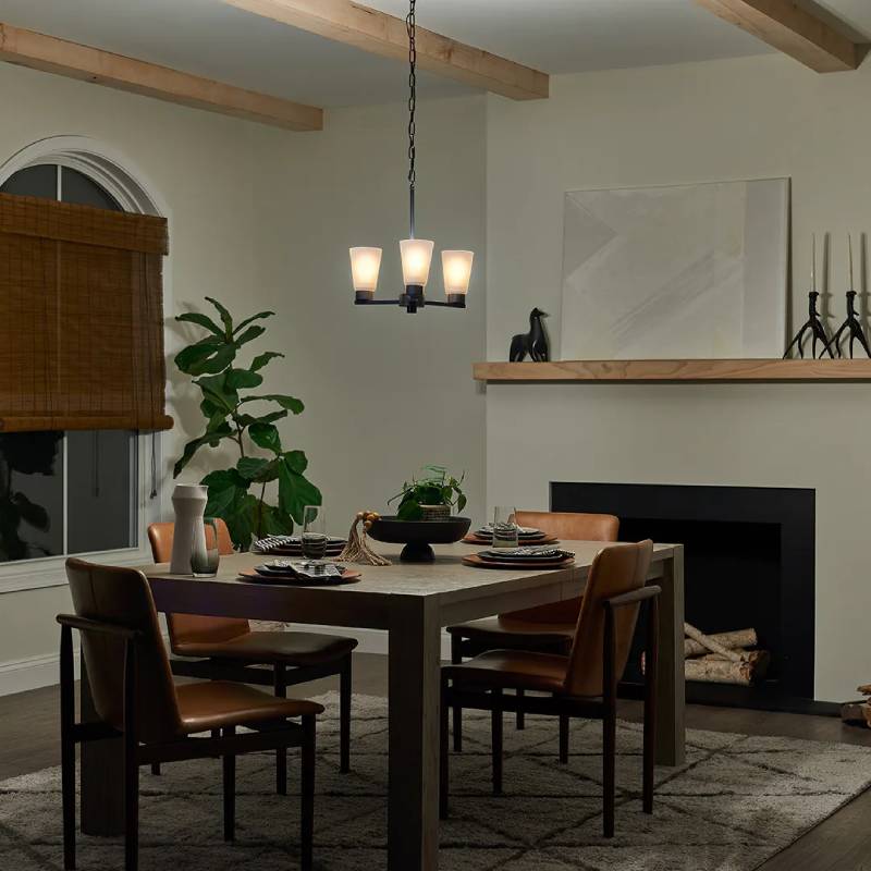 Kichler 52435 Stamos 3-lt 18" Chandelier