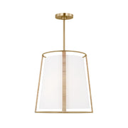 Visual Comfort DJP1002 Cortes 2-lt 18" Large Hanging Pendant - Satin Brass