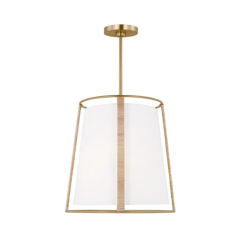 Visual Comfort DJP1002 Cortes 2-lt 18" Large Hanging Pendant - Satin Brass
