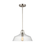 Visual Comfort DJP1121 Payton 1-lt 15" Small Pendant - Brushed Steel