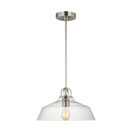 Visual Comfort DJP1121 Payton 1-lt 15" Small Pendant - Brushed Steel
