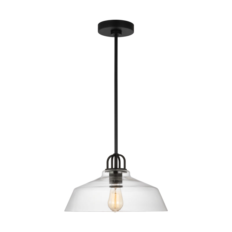 Visual Comfort DJP1121 Payton 1-lt 15" Small Pendant - Midnight Black