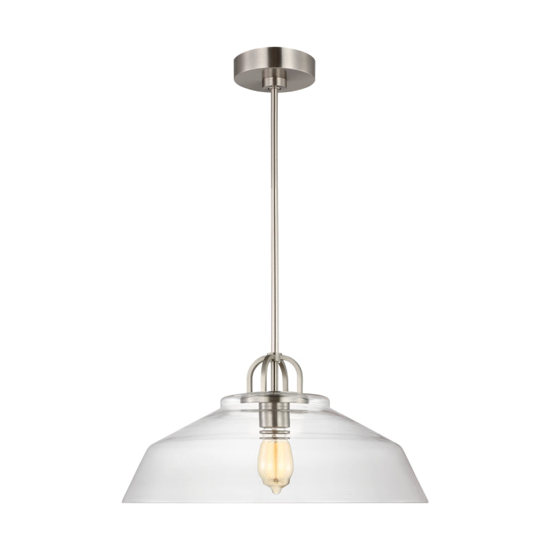 Visual Comfort DJP1131 Payton 1-lt 20" Medium Pendant - Brushed Steel