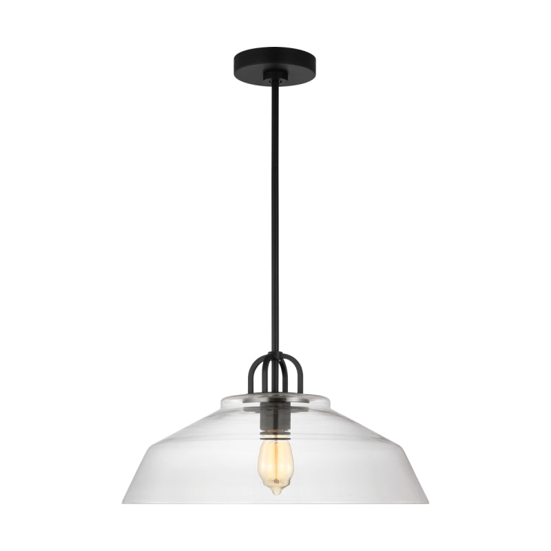 Visual Comfort DJP1131 Payton 1-lt 20" Medium Pendant - Midnight Black