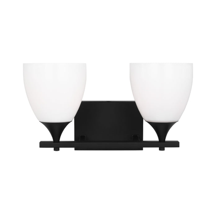 Visual Comfort DJV1022 Toffino 2-lt 16" Vanity Light - Midnight Black
