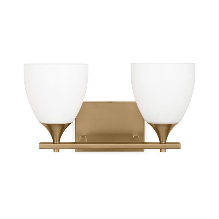 Visual Comfort DJV1022 Toffino 2-lt 16" Vanity Light - Satin Brass