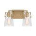 Visual Comfort DJV1032 Crofton 2-lt 15" Vanity Light - Satin Brass