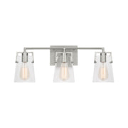 Visual Comfort DJV1033 Crofton 3-lt 24" Vanity Light - Brushed Nickel
