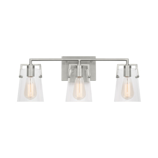 Visual Comfort DJV1033 Crofton 3-lt 24" Vanity Light - Brushed Nickel