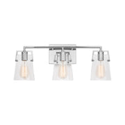 Visual Comfort DJV1033 Crofton 3-lt 24" Vanity Light - Chrome