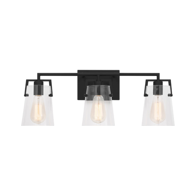 Visual Comfort DJV1033 Crofton 3-lt 24" Vanity Light - Midnight Black