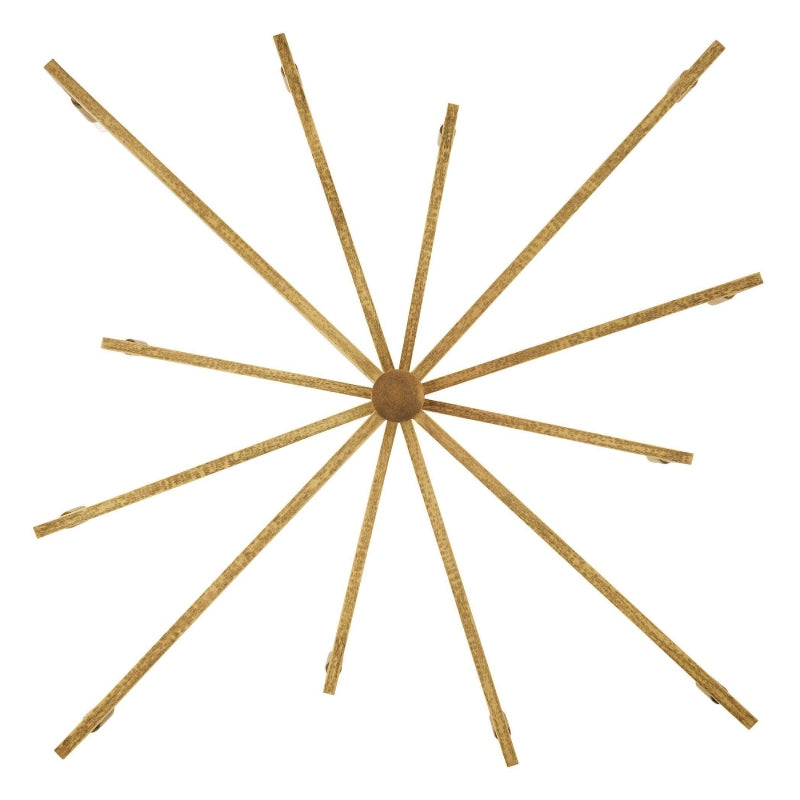 Arteriors DLC Griff 12-lt 56" Chandelier - Antique Brass