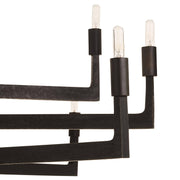 Arteriors DLC Griff 12-lt 56" Chandelier - English Bronze